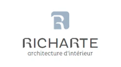 Logo Richarte, architecture d'intérieur, client de FRY Études, bureau d'études techniques en Île-de-France