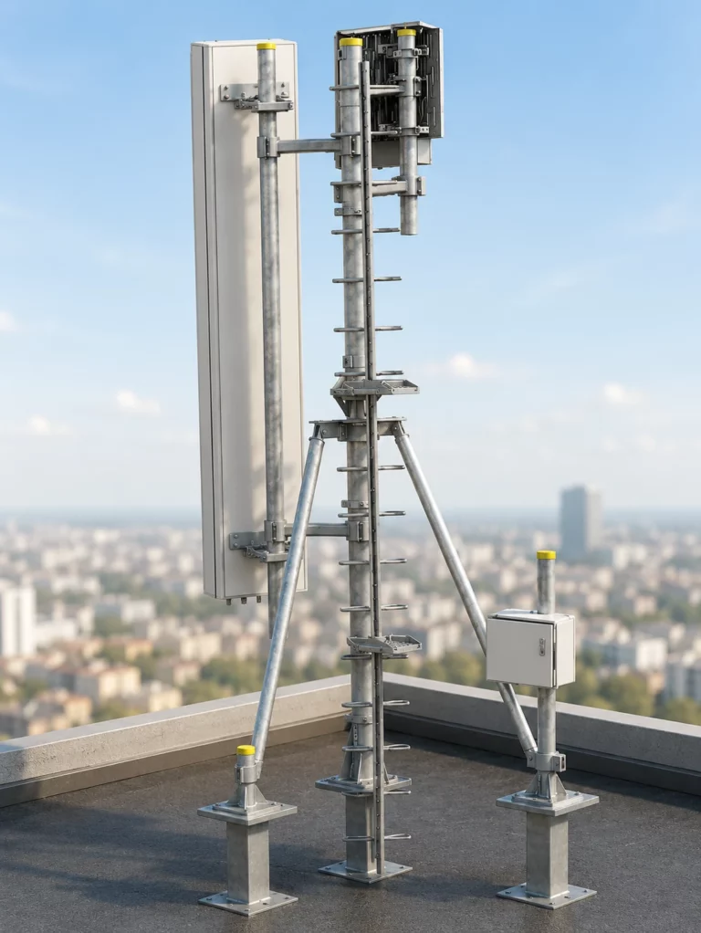 Structure antennaire RRH et fibre optique - Joeuf - FRY Etudes